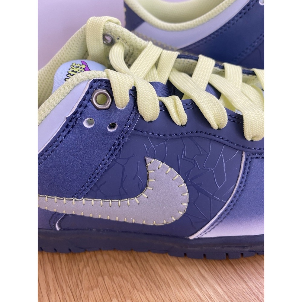 Nike Dunk Low BG Size 5.5Y Diffused Blue / Blue Tint "I Am‎ Fearless" FQ8354 491 - Picture 4 of 8